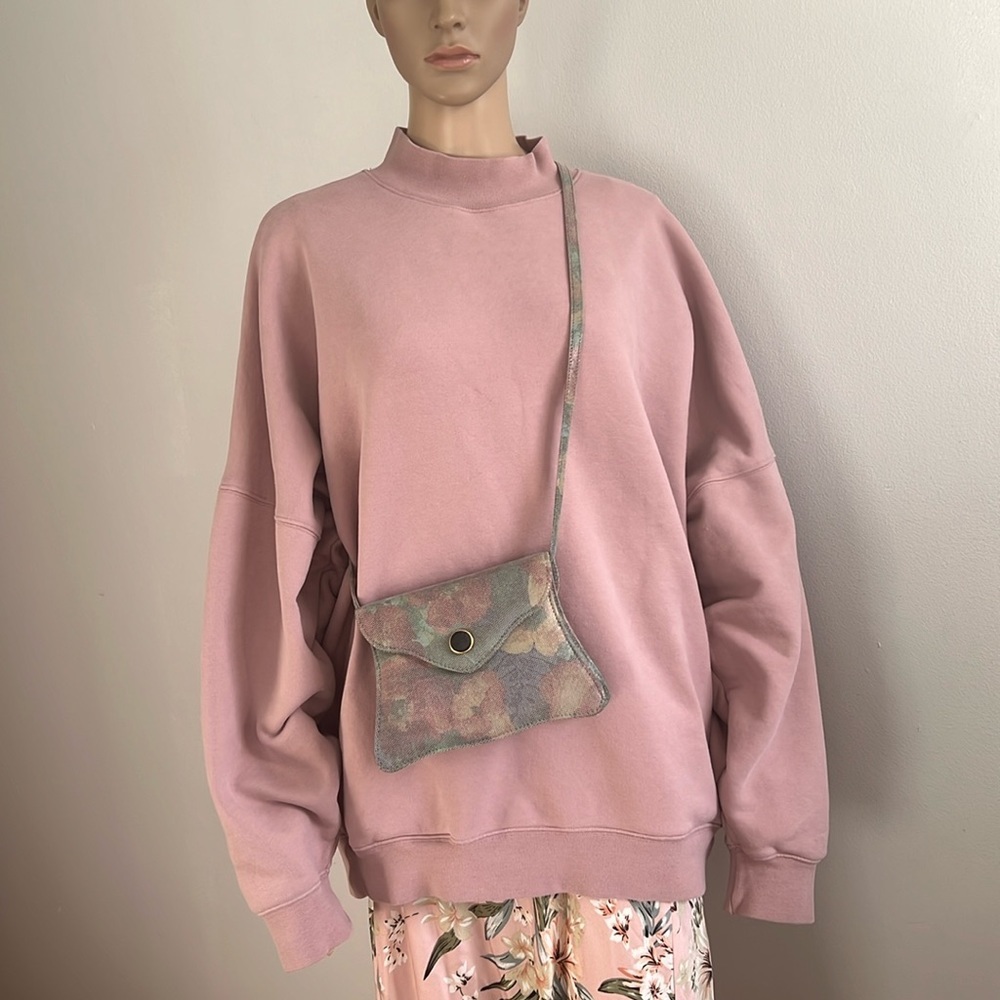 Vintage Michelle LaLonde Floral Crossbody Bag